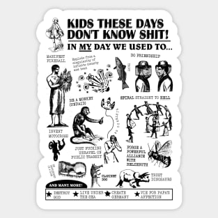 Back in the day Sticker